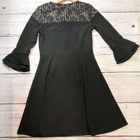 Charter Club Petite Lace-Yoke Fit & Flare Dress - Picture 5 of 8